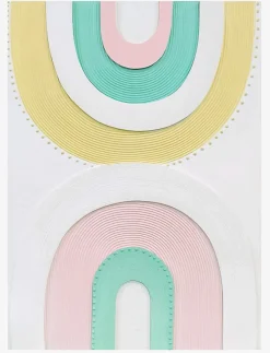 Multicolor Plaster Wall Canvas