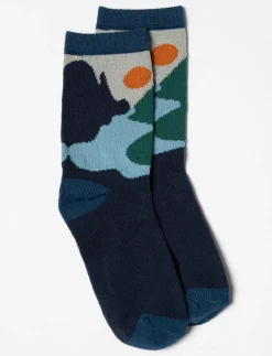 Nature Print Socks