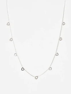 Necklace with Heart Pendants