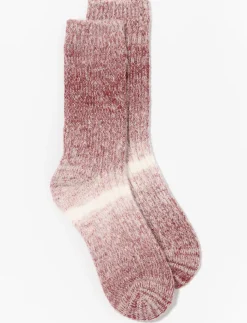 Ombré Ribbed Socks