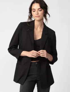 Open Blazer with Pockets