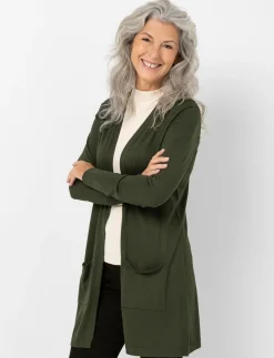Open-front Pocket Cardigan