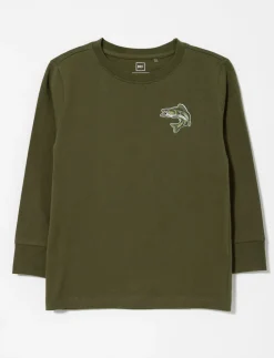 Organic Cotton Back Print T-shirt - Little Boy