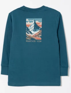 Organic Cotton Back Print T-shirt - Little Boy
