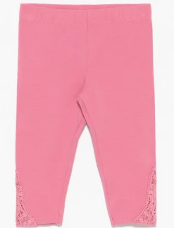 Organic Cotton Capri Leggings with Lace