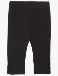 Organic Cotton Capri Leggings with Lace