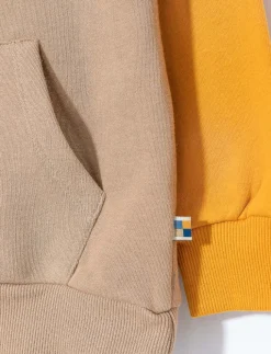 Organic Cotton Colour Block Hoodie - Little Boy