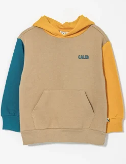 Organic Cotton Colour Block Hoodie - Little Boy