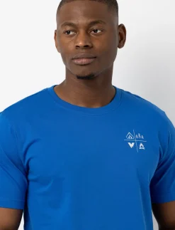 Organic Cotton Crew Neck T-shirt with Back Print