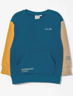 Organic Cotton Fleece Sweatshirt with Pocket – Baby Boy