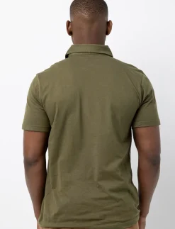 Organic Cotton Polo with Patch