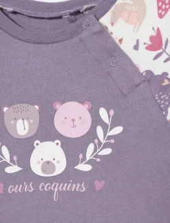 Organic Cotton Printed 2-piece PJ Set - Baby Girl