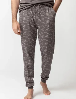 Organic Cotton Printed PJ Pants