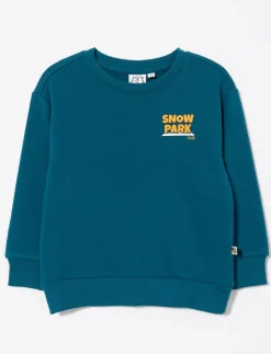 Organic Cotton Printed Sweater - Little Boy