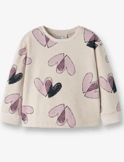 Organic Cotton Printed Sweatshirt - Little Girl
