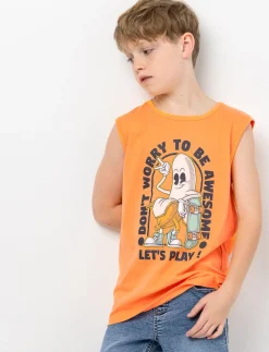 Organic Cotton Printed Tank Top