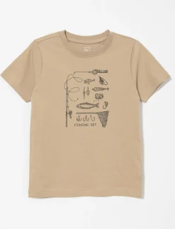Organic Cotton Printed T-shirt - Little Boy