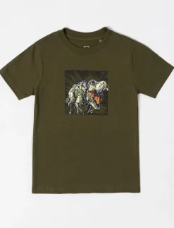 Organic Cotton Printed T-shirt - Little Boy