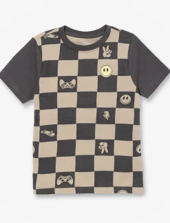 Organic Cotton Printed T-shirt - Little Boy