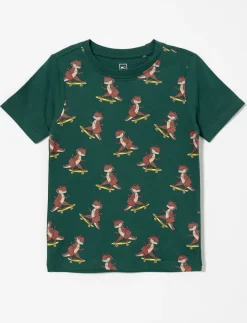 Organic Cotton Printed T-shirt - Little Boy