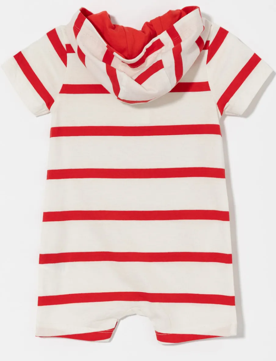 Organic Cotton Striped Romper