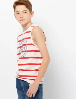 Organic Cotton Striped Tank Top