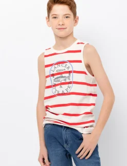 Organic Cotton Striped Tank Top