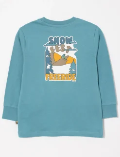 Organic Cotton T-shirt with Back Print - Little Boy