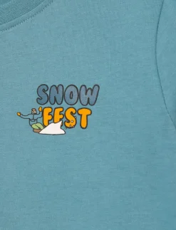 Organic Cotton T-shirt with Back Print - Baby Boy