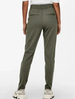 Pants with Drawstring and Elastic Waistband