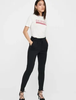 Pants with Drawstring and Elastic Waistband