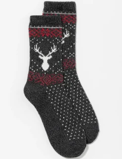 Patterned Chenille Socks