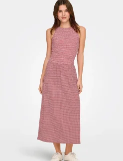 Patterned Midi Dress