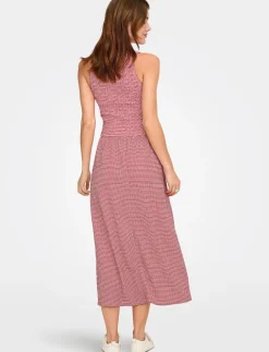 Patterned Midi Dress