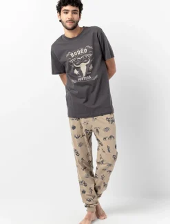 Patterned Pajama Pants