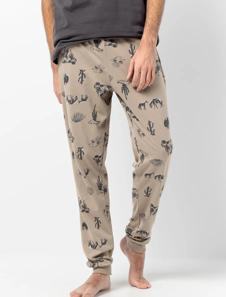 Patterned Pajama Pants