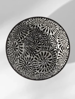Patterned Stoneware Bowl