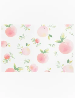 Peach Print Placemat