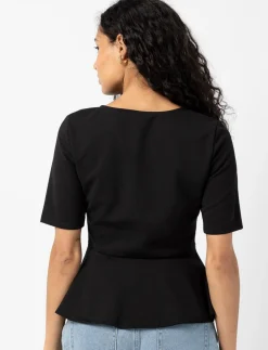 Peplum Hem T-shirt