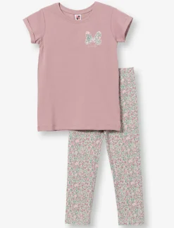 2-piece Floral Print Set - Little Girls