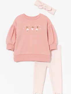 2-piece Set Tunic and Ribbed Leggings - Little Girl
