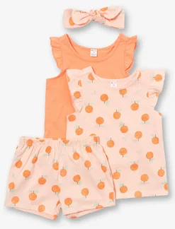 3-Piece Set with Matching Accessory - Little Girls