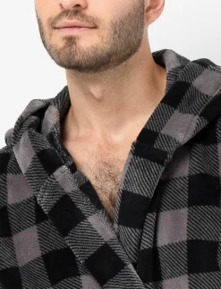 Plaid Bathrobe