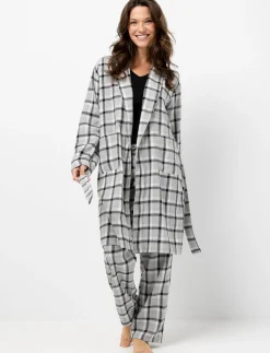 Plaid Bathrobe