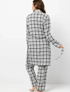Plaid Bathrobe
