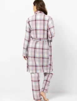 Plaid Bathrobe