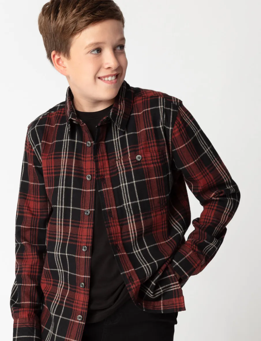 Plaid Flannel Shirt
