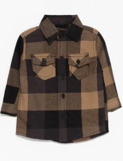 Plaid Long-sleeve Shirt