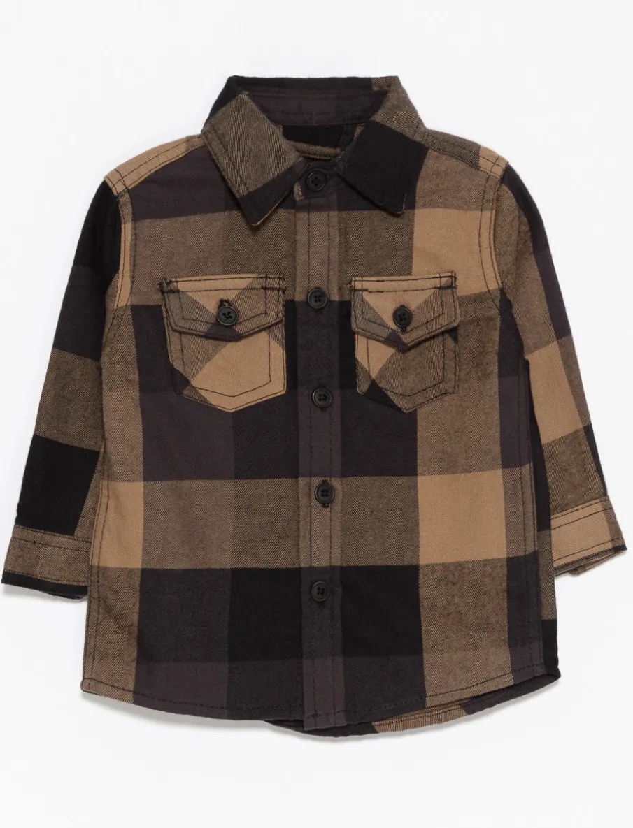 Plaid Long-sleeve Shirt