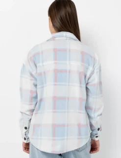 Plaid Shacket with Pockets
